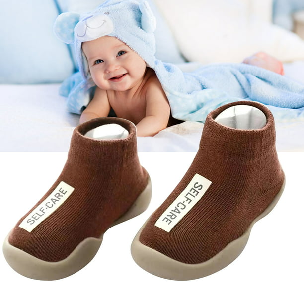 calcetines para bebés zapatos Calcetines de algodón para bebés Zapatos  Antideslizantes Elástico Suave Transpirable Interior Exterior Bebé  Zapatilla para recién nacido Nio ANGGREK AH3757