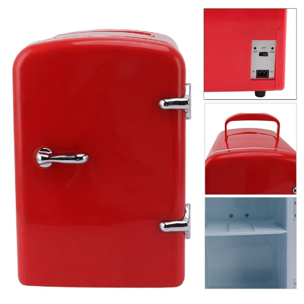 Mini nevera portátil compacta y personal Refrigerador eléctrico y  calentador PC Mini refrigerador USB Nevera Bebidas para bebidas lata de  bebida(rojo) EOTVIA No