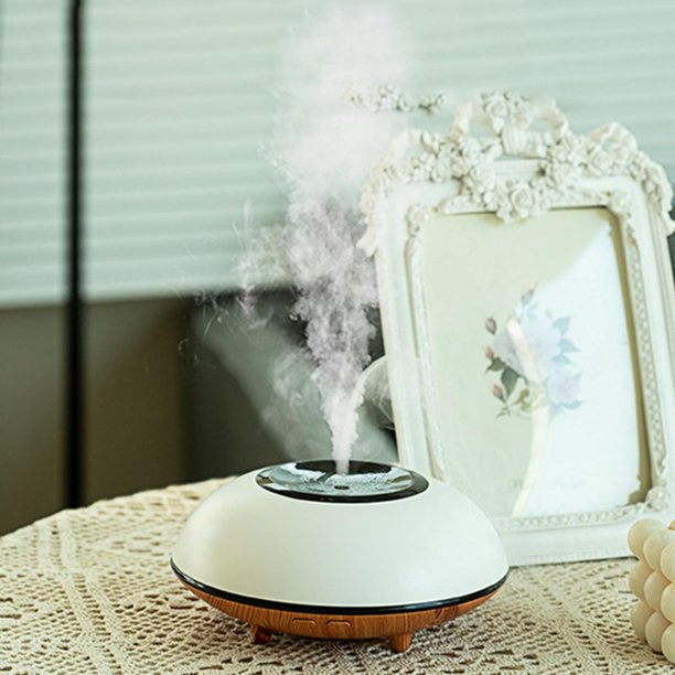 Humidificador ultrasónico Humidificador de aire personal para escritorio  Grieta de madera perfecl Difusor Esencial