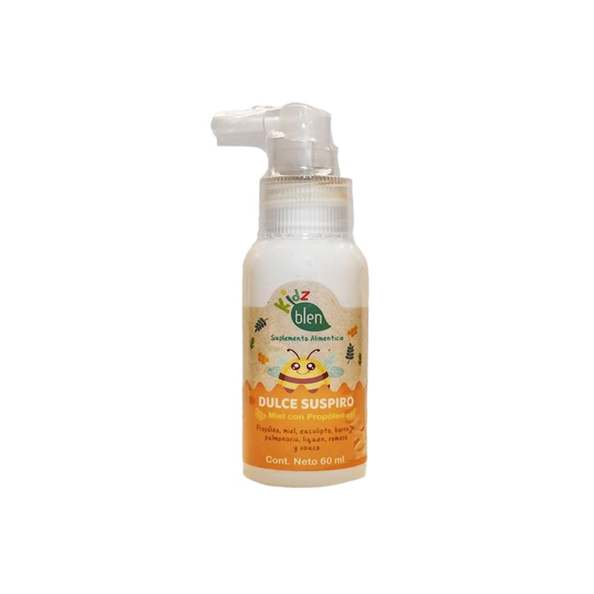 Suplemento Spray Miel Con Propóleo Dulce Suspiro 60 Ml Blen Blen