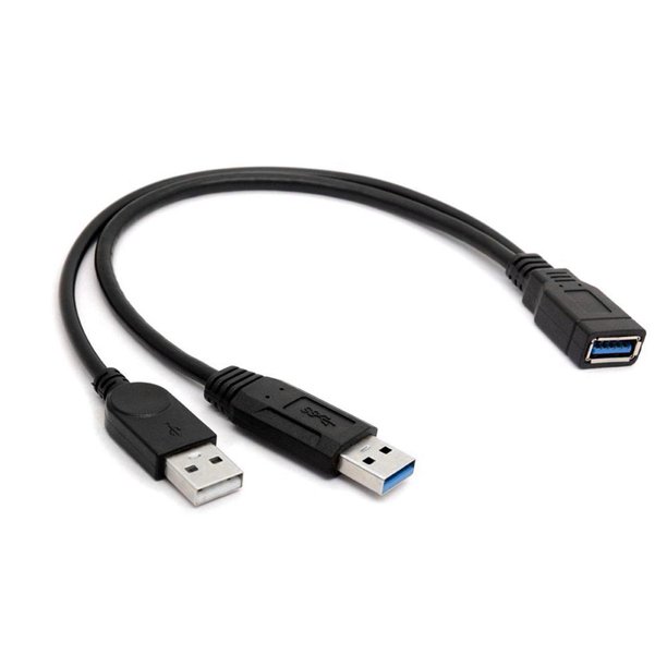 Cable SATA hembra de 2,5 pulgadas a USB 3.0 tipo A macho de 0,1