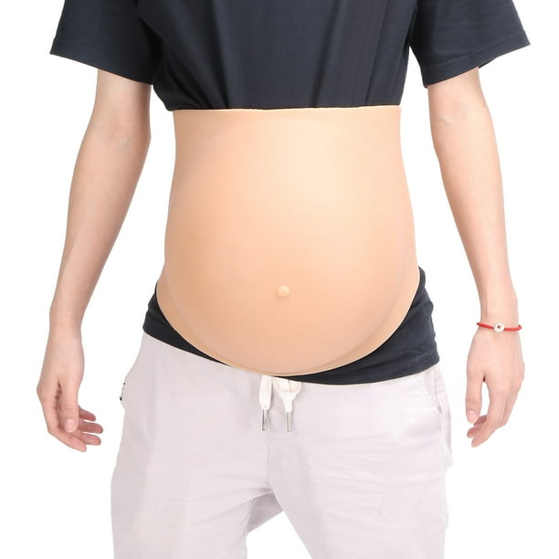 Vientre de Embarazo Falso, Color de Piel Realista Silicona Barriga de  Embarazada Artificial Vientre de Embarazo de Silicona, Vientre de Embarazada  Falso(XXL) : : Moda