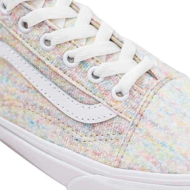 Tenis Vans Old Skool Rainbow Jersey Mujer skate multicolor 24.5