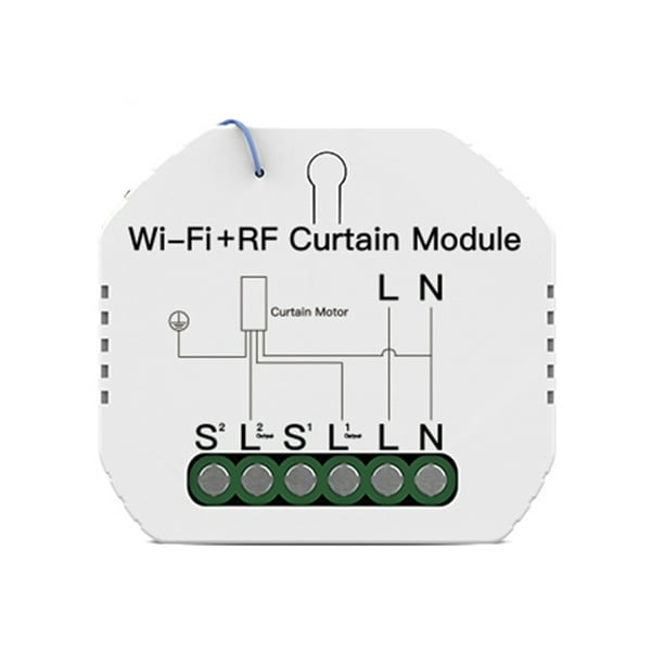Módulo de interruptor de cortina WiFi con Motor de persianas enrollables  con Control de voz inteligente Tuya Likrtyny 5aq6ef4zr8tl8vb7