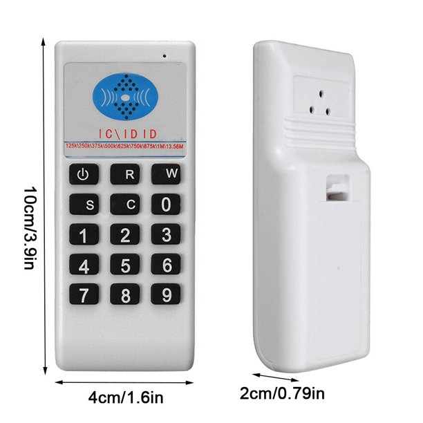 Lector Rfid Escritor Lector de tarjetas, Usb Id Card Writer & Copier 125khz  USB Rfid Card Duplicator con 5pcs Key Tag