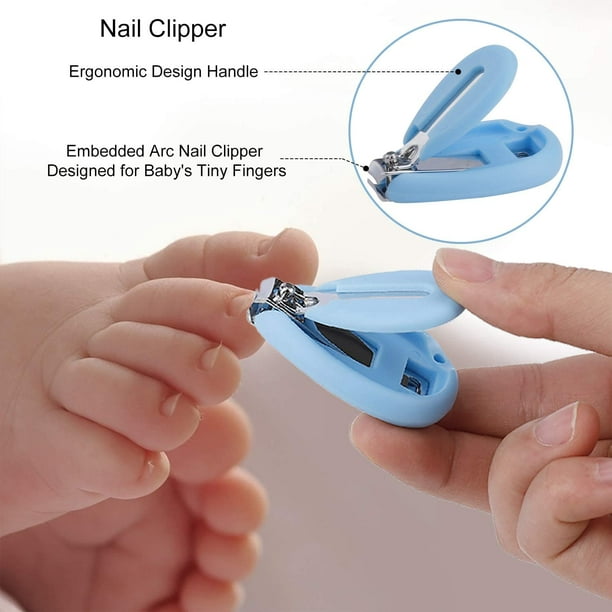  Nuevo juego de cuidado de uñas para bebés sin estrés para recién  nacidos No hay riesgo de lesiones a tu hijo al acortar, recortar y limar  sus uñas (0-6 meses) 