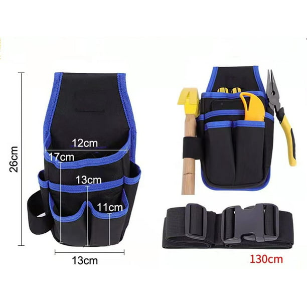Cinturón de herramientas, portaherramientas de cinturón ajustable, bolsa de  herramientas, bolsa de herramientas con cinturón, bolsa de cinturón de