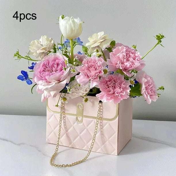 Caja decorativa Flores cartón ref.2847470