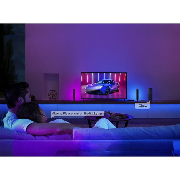 Philips Hue -Kit Inicio Barras Hue Play, Sincroniza Luz Blanca y de Colores  con el contendio