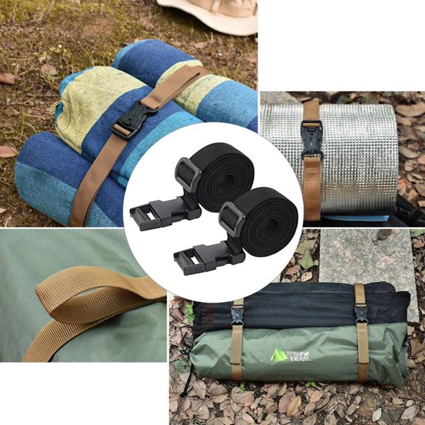 2 Piezas de Cordón para Acampar, Correa de Almacenamiento para Campamento, Accesorios  para Equipo Colgante Macarena correa de almacenamiento para camping