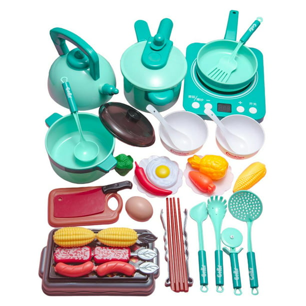 Cocina para niño juego de simución, utensilios de juguete