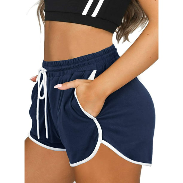pantalones cortos deportivos de bolsillo para mujer/ropa deportiva