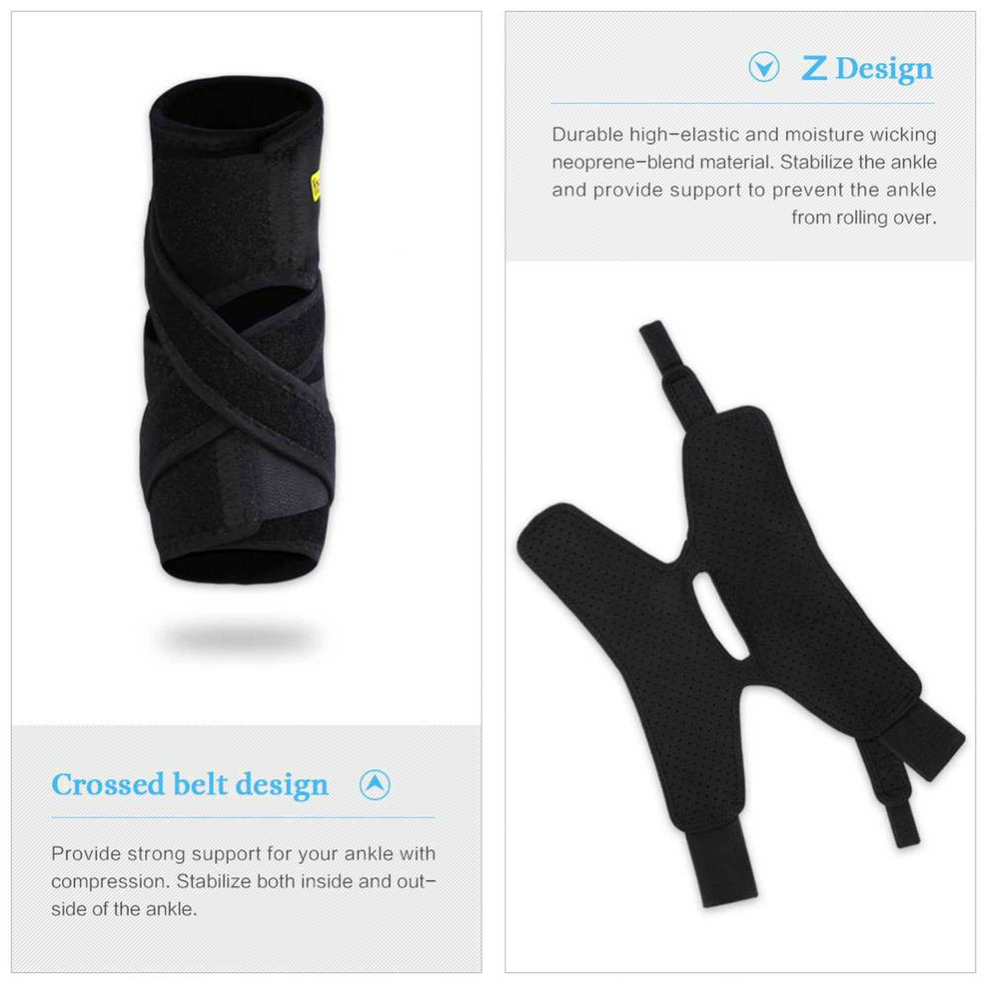 Tobillera estabilizadora para tendón de Aquiles, soporte ajustable y  transpirable para pies caídos, soporte de seguridad para reducir el dolor  de