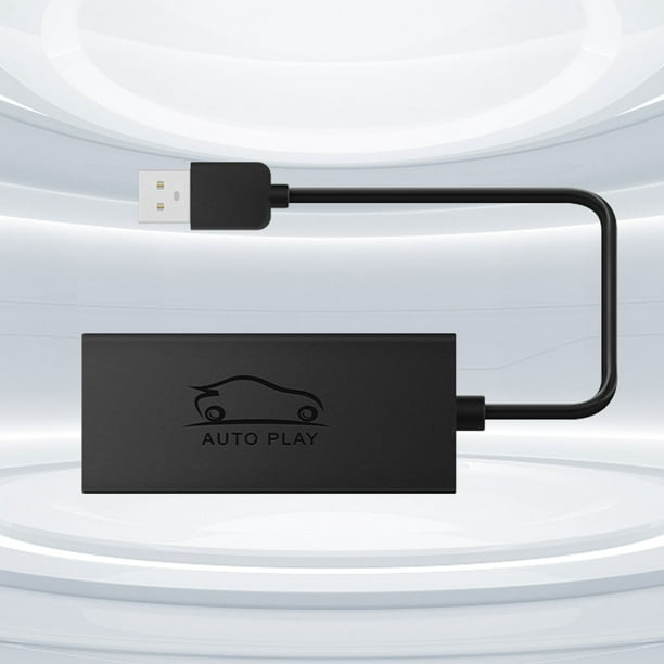 Adaptador Inalámbrico Carplay Adaptador CarPlay portátil Mini Dongle USB  con cable para Auto Mirrorlink (con cable)