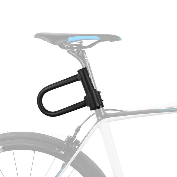  Candado en U para bicicleta con bloqueo en U resistente con  soporte de montaje para bicicleta antirrobo con bloqueo de combinación de  cables (color : juego de cerradura) : Deportes y
