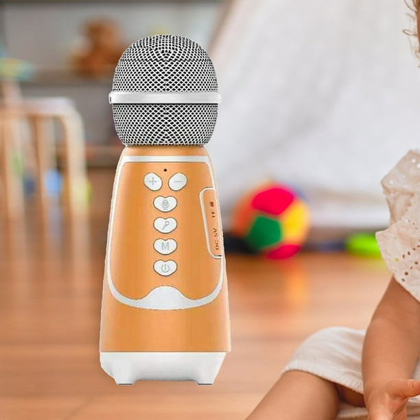 En el nombre juntos acento Micrófono de para , micrófono de inalámbrico con Bluetooth, de de micrófono  de mano portátil, grandes regalos, - naranja Sunnimix Micrófono de Karaoke  | Walmart en línea