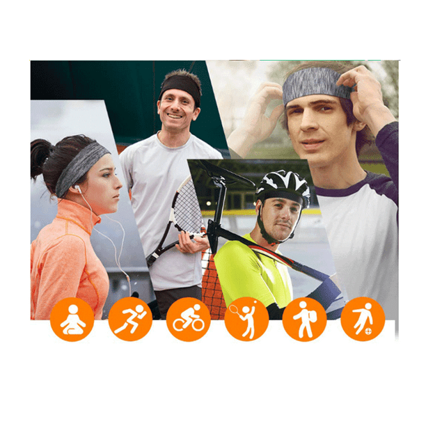Diadema deportiva para hombre, para mujeres y hombres, con buena  elasticidad para todo el entrenamiento, yoga, correr, fitness, senderismo y  ciclismo