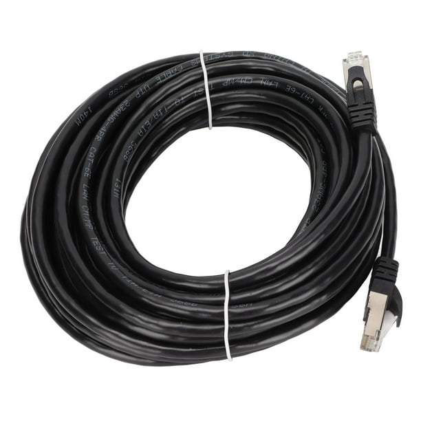 Cable Ethernet Cat 6 Protección EMI Baja pérdida de retorno 10 Gbps  Conector RJ 45 de alta velocidad Cable de Internet para PC 10 metros