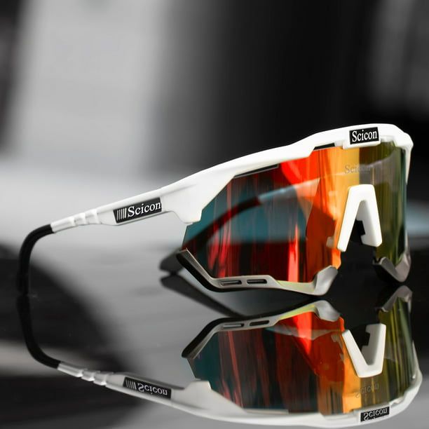 SCICON-Gafas de ciclismo polarizadas para hombre y mujer, lentes