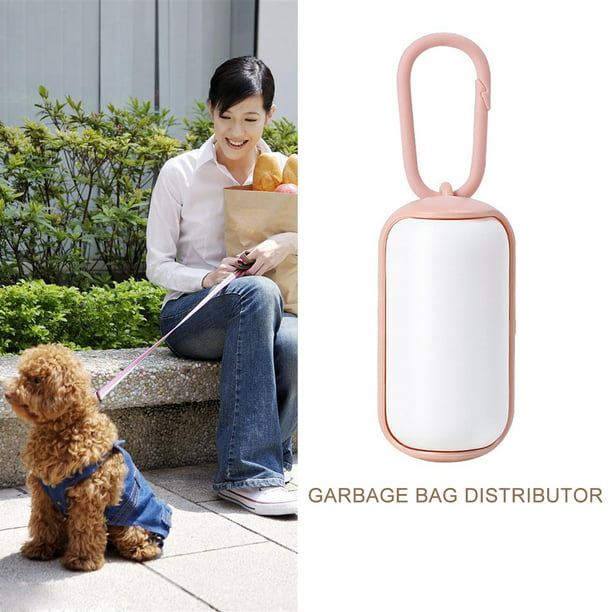 Porta bolsa de caca de perro soporte de bolsa de basura soporte de manos  para mascotas - Rojo Sunnimix soporte para bolsas de basura