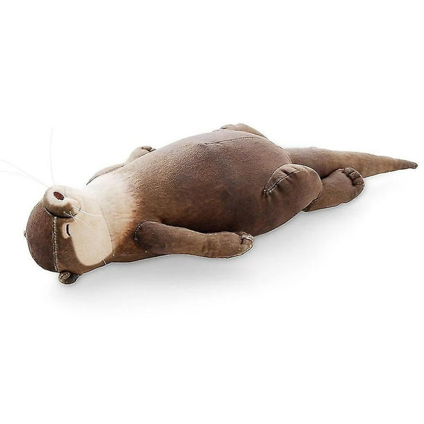 Muñeco de nutria de peluche de nutria de río, 40 cm, juguete de peluche,  regalo de peluche (nutria) - Detalle realista - Compañerismo preciado -  Marrón