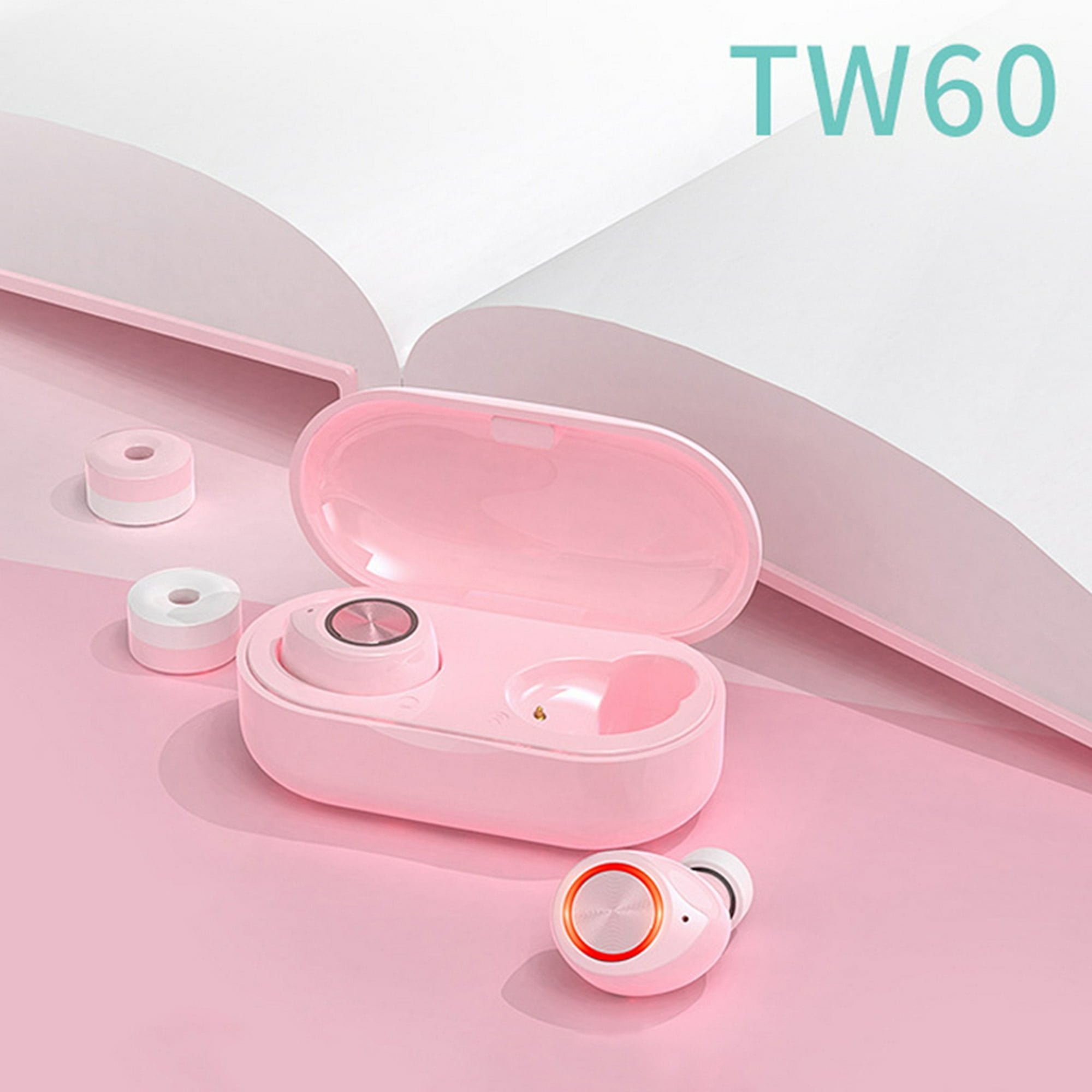 Mini Auriculares Bluetooth TW60 Rosa > Auriculares > Electro Hogar