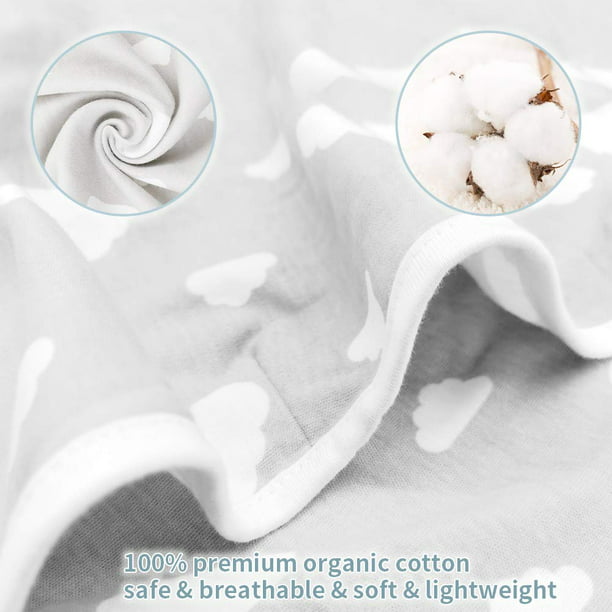 Bebé 0-3 Meses Manta Bebé Arrullo Bebé Para recién nacidos de 0 a 3 meses  Manta arrullo 100% algodón orgánico Ormromra LN-2020
