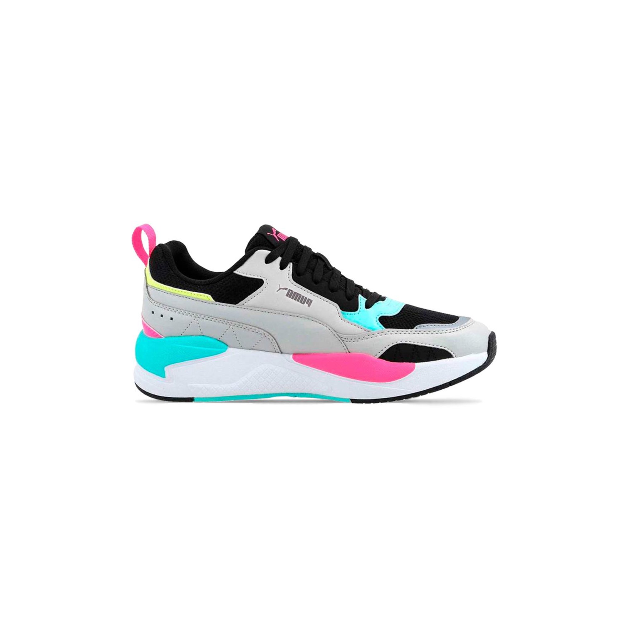 Puma X-Ray 2 Square Ofertas - Tenis Mujer Grises Morados Blancos