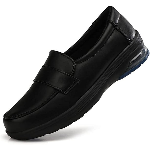 Xishao Zapatos de Enfermera para Mujer,Zapatos de Trabajo  enfermería,Mocasin Antideslizantes,cómodos Negro 26.5 cm Negro 26.5 cm  Xishao ropa