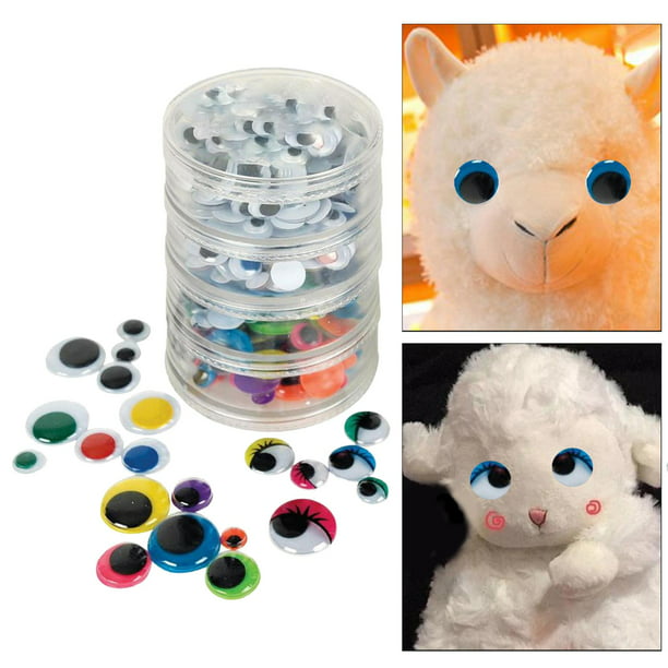 Ojos de seguridad de plástico de tamaño mixto para juguetes