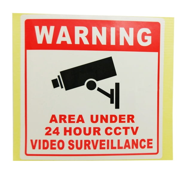 Pegatina de alarma para casa – Etiqueta en vídeo de vigilancia