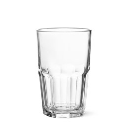 Vaso Cristal Fondo Grueso Pedrada 495ml - 12 piezas - Crisa Crisa 6779