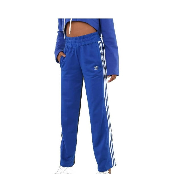 Pants Deportivos Adidas Mujer 3 Franjas Trifolio Sport Gym Clasico azul L  Adidas FM1756