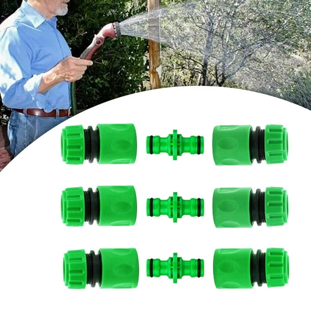 Conectores rápidos ABS para manguera agua jardín adaptador de acoplamiento