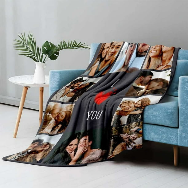 Lcyawer Manta personalizada de regalo para marido y esposa manta  personalizada con foto ideas de regalo para el día de San Valentín manta –  Yaxa Costa Rica