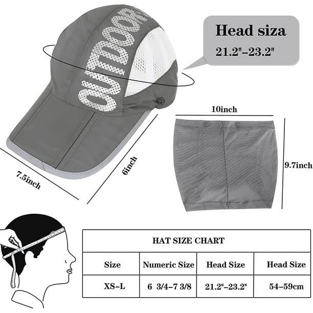 Sombrero de sol Upf 50 + para hombre y mujer, gorra de pesca con