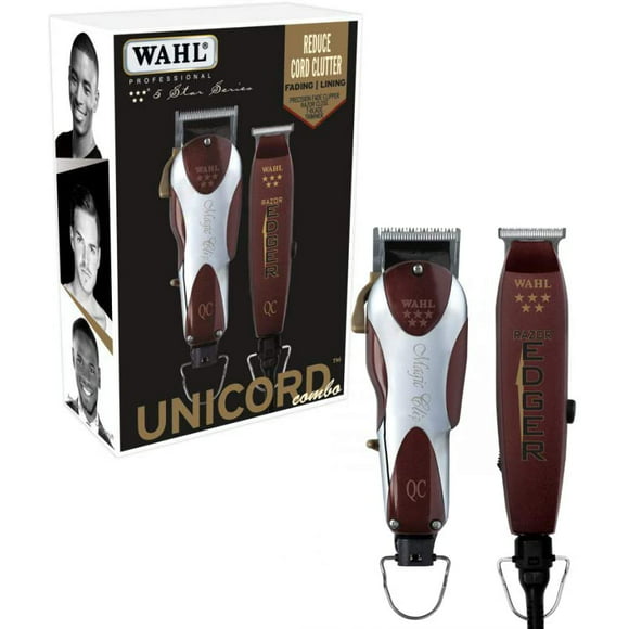 wahl professional 5star maquina para cortar cabello unicord combo magic clip  razor edge 8242 wahl unicord combo
