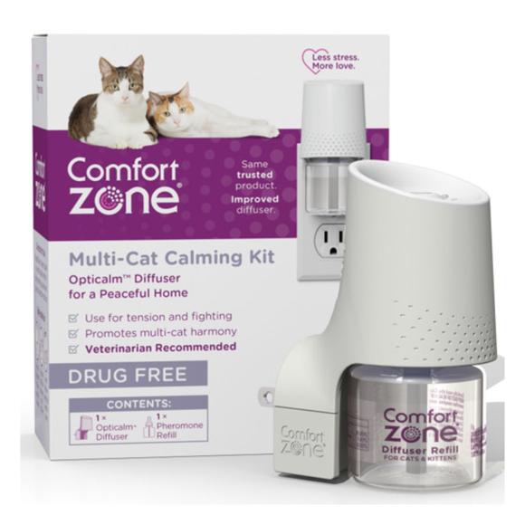 kit difusor calmante para gatos comfort zone comfort zone multigato