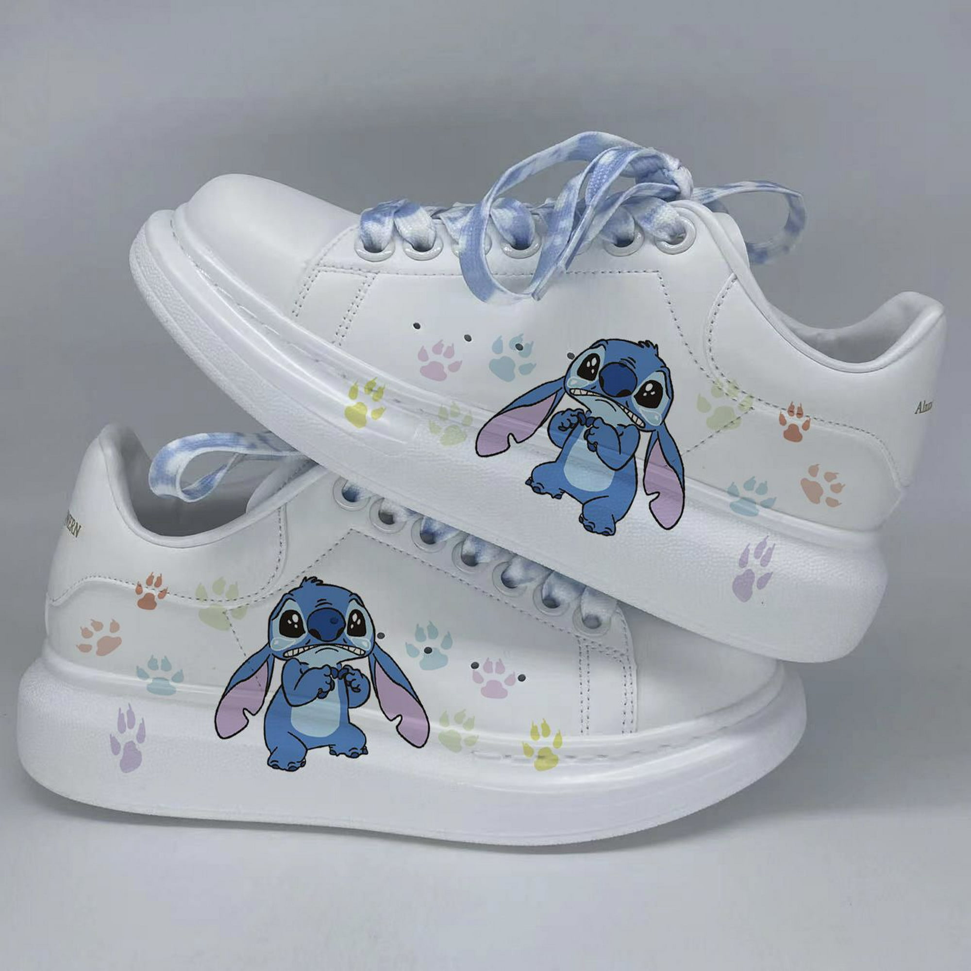 Zapatillas de deporte de dibujos animados de Lilo & Stitch Kawaii, tablero  transpirable, puntada de Anime para mujer, pareja, estudiante, deportes,  zapatos casuales, regalo - AliExpress