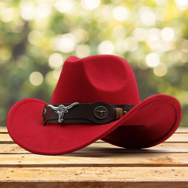 2 uds sombreros de vaquero casuales fiesta adultos mujeres hombres carnaval otoño gorras de Rosado r Macarena Sombrero de vaquero | Aurrera en línea