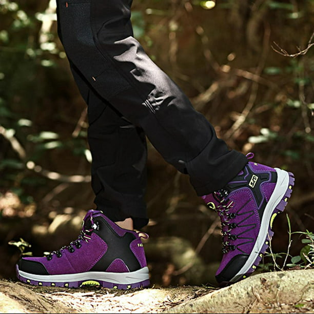 Botas de senderismo impermeables medias para mujer para hombre ejercicio al  Trekking Zapatillas para caminar 39 Salvador Zapatos de senderismo para  hombre