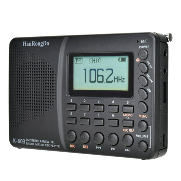 Radio Digital con Bluetooth AM/FM/SW, Altavoz para Uso Doméstico de Jinwen