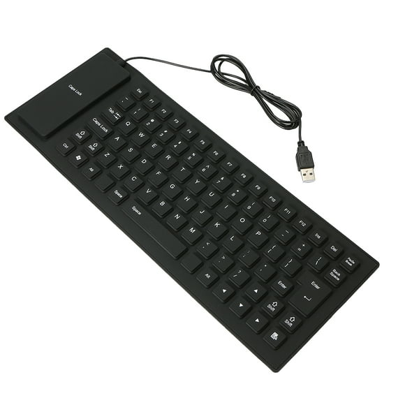 interfaz usb de teclado flexible de 85 teclas plegable y portátil a prueba de polvo yeacher