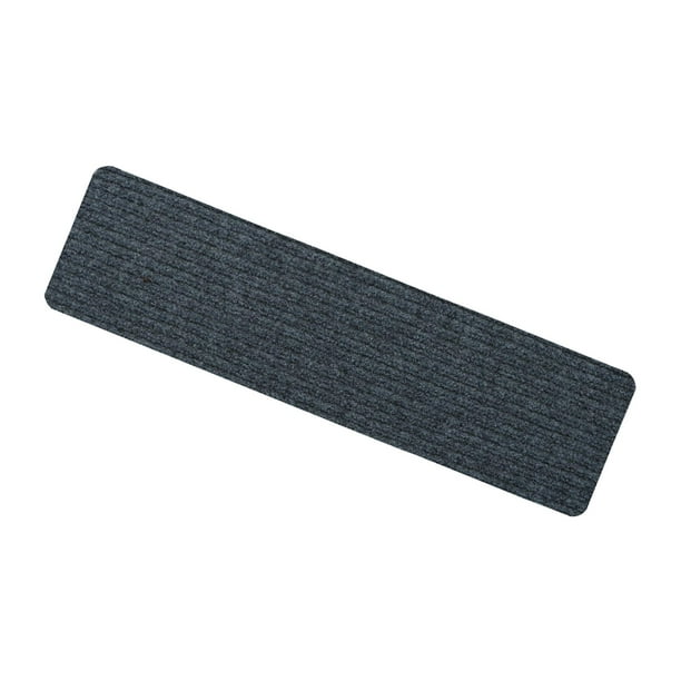 Cinta protectora para escaleras, peldaños para escaleras, alfombras para  escaleras con bordes suaves de poliéster de 30x8 pulgadas para escalones  Gris oscuro Macarena Escalones