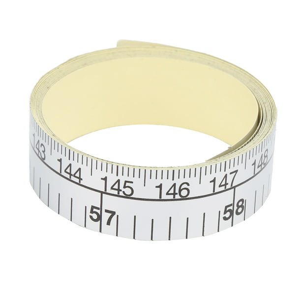 Cinta métrica adhesiva, doble escala, se puede utilizar para la medición  precisa de cinta de costura, sastrería, cuerpo, cintura o cualquier