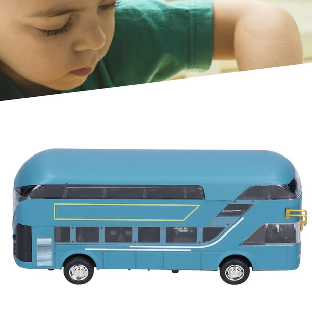Juguete de vehículo, decoración de escritorio, modelo de autobús, colección  de modelos de autobús, juguete, modelo de autobús extraíble, durabilidad  mejorada