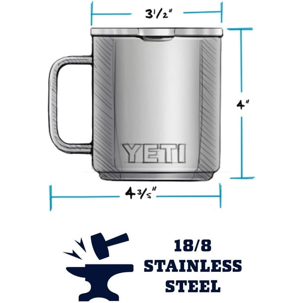 YETI Rambler Lowball de 293 ml acero inoxidable con tapa MagSlider