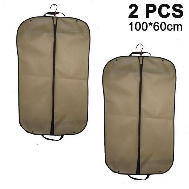 Pack de 2 bolsas de viaje y almacenaje transpirables para ropa con  cremallera. TUNC Sencillez