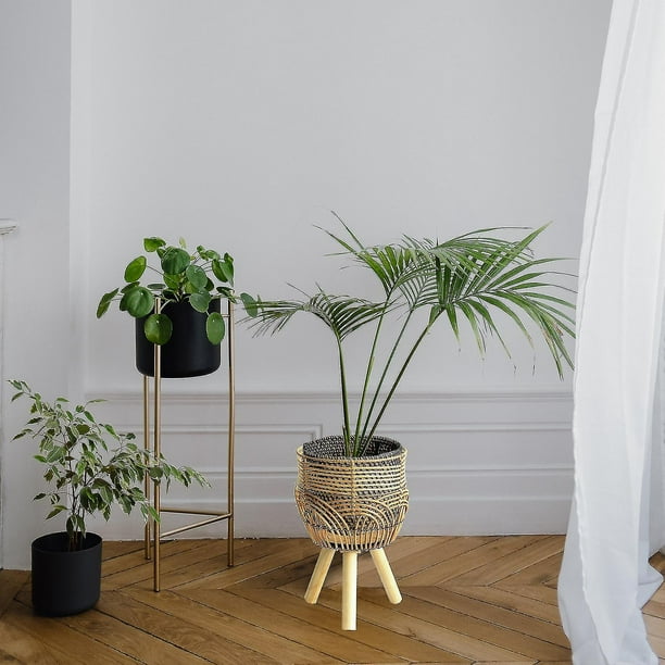 cojunto de 2 macetero de bambu con patas natural – Dcasaarte tu tienda de  decoracion online