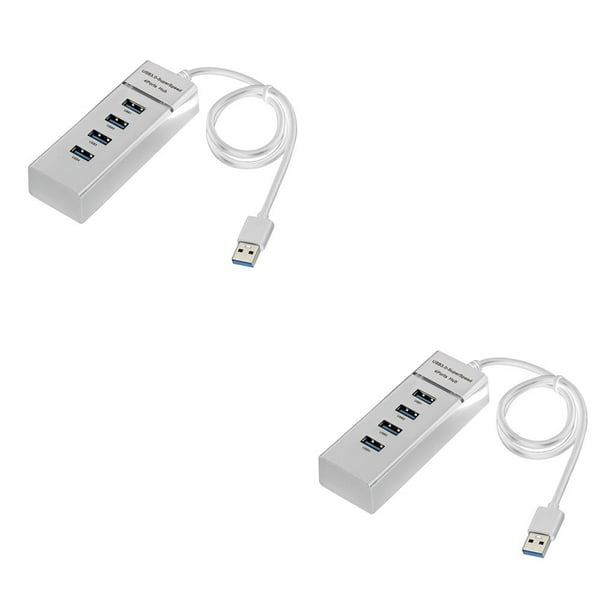 Ripley - USB AIIBE 6 PUERTOS DIVISOR DE CONCENTRADOR USB 3.0 DE SÚPER ALTA  VELOCIDAD + ADAPTADOR DE CORRIENTE DE 10W + CABLE USB 3.0